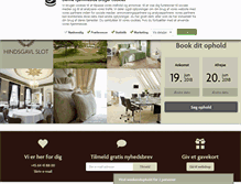 Tablet Screenshot of hindsgavl.dk
